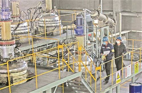 介休市長隆煤基瀝青碳纖維項目廠區